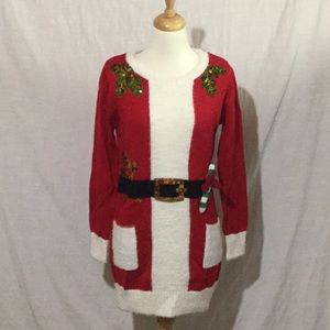 Holiday Santa Dress w/candy cane